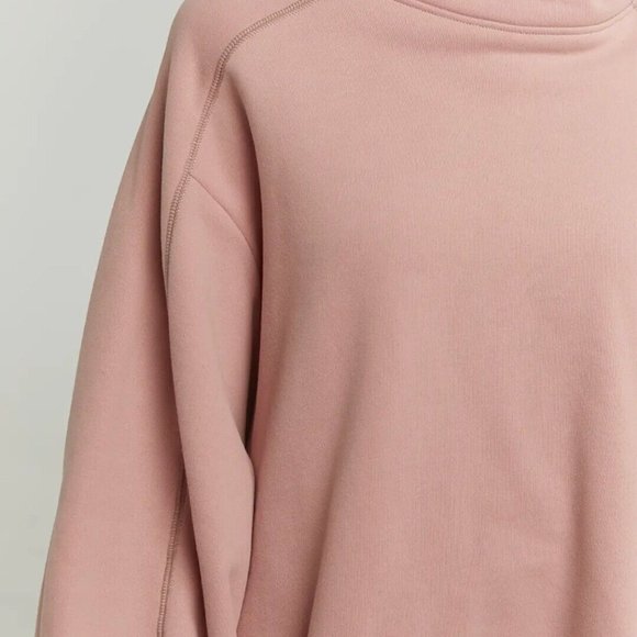 LIT Active Whisper Oversized Turtleneck Sweatshirt pink size M . B052-53 - Picture 4 of 8